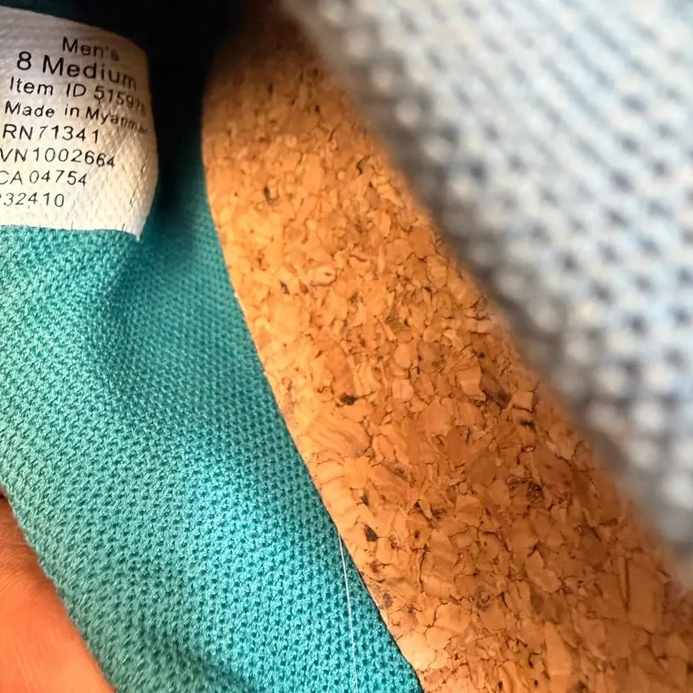 LL Bean Mountain Slipper Scuffs Men’s size 8 blue Indoor/Outdoor